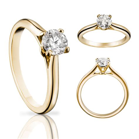 Cartier solitaire rings